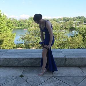 PROMGIRL ELECTRIC BLUE PROM DRESS